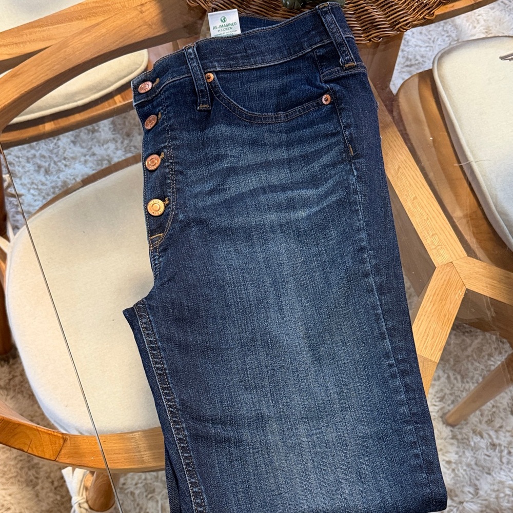 J. Crew Dark Indigo Ankle Jeans